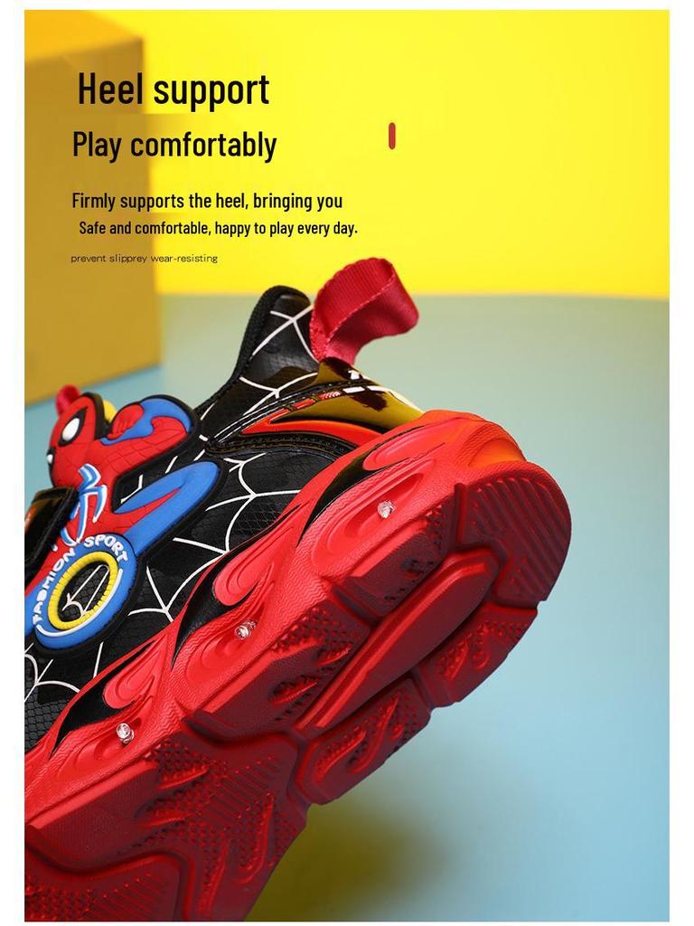 Kids' Light-Up Cartoon Mesh Running Shoes - Autumn 2025 Breathable Style