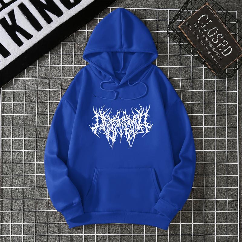 Winter Women's Hoodie High Street Unisex style Double Pockets Sweatshirts Outerwear Plus-Size Women's Clothing