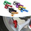 2Pcs 90 Degree Universal Motorcycle Aluminum Wheels Tire NCY Leak-proof TWPO Valve Caps CNC Motorcycle Tire Valve Stems