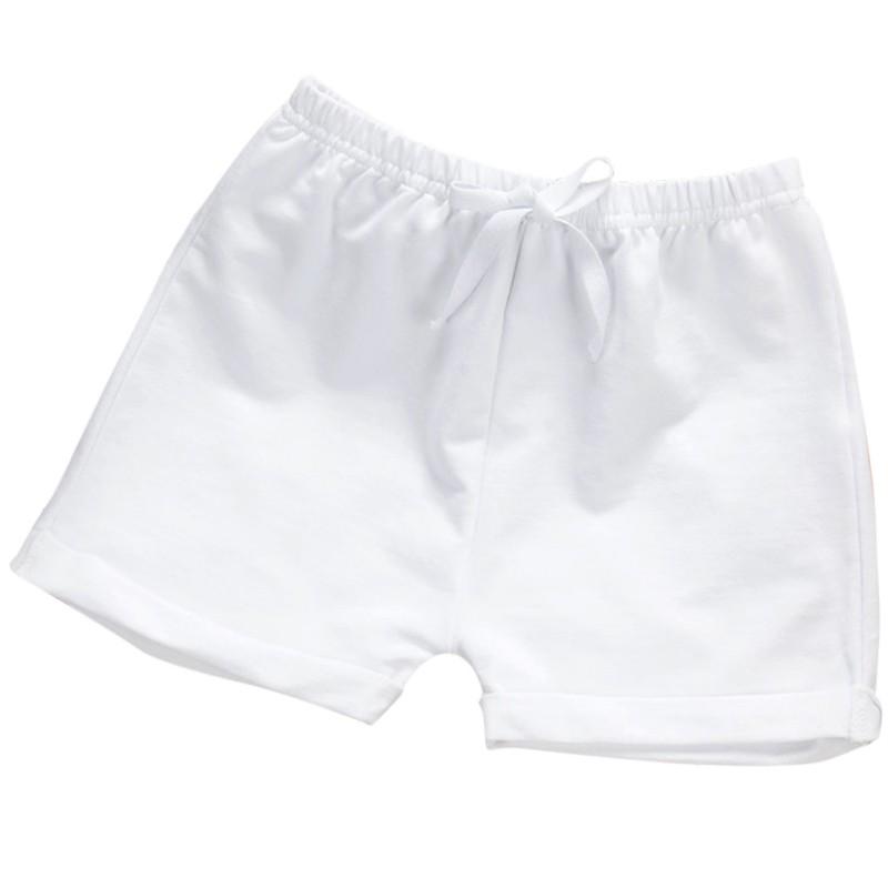 Jungen und Mädchen wilde einfarbige Shorts