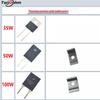 TO220/TO247 Thick Film Non-Inductive Resistor: RTP 35W/50W/100W, RF 2R/3R/4R, K50R/K8R/1K/R50K/100K
