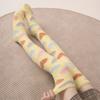 Heart Floor Plush Stockings Sleeping Long Tube Socks Cute Coral Fleece Stockings  Winter