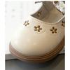 New Korean Style Girls' Pastoral Style Bow Comfortable Soft-soled Leather Shoes for Spring and Autumn