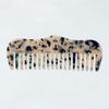 Daily Life Hairdressing Tail Cellulose Marble Pattern Hair Combs Wide Teeth Tortoise Shell Colorful Acetate Hair Combs for Women