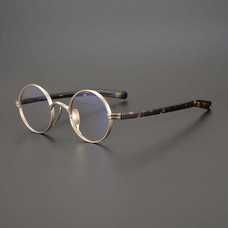 Pure Titanium Anti-Blue Light Glasses Frame, Small Style, 101 Model, Inspired by Guzhou Zeng Shunxi Wanniangui.