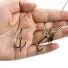 1Set Sea Fishing Hook Rigs with Double High Strength Hooks and Bkk Treble Hooks Saltwater Freshwater Fishing String Hooks