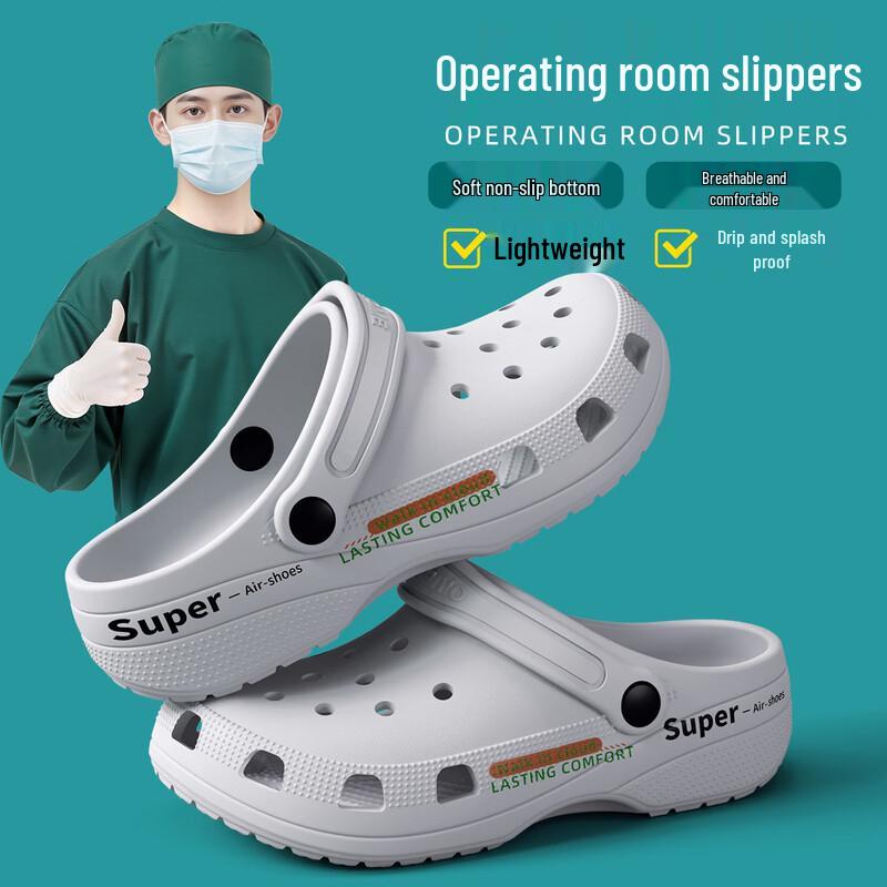 Grace Closed-Toe Surgical Clog Slippers