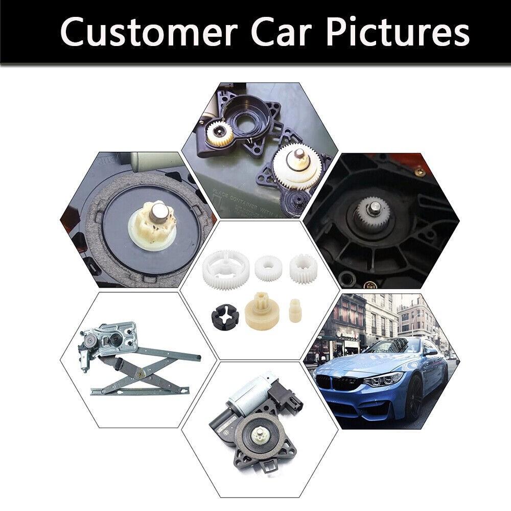 6PCS Window Regulator Motor Gear For Mazda 3 5 6 CX-7 CX-9 RX8 Power Window Motor Repair Gear Regulator Front / Rear