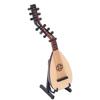 Mini Lute Pipa Model Unique Small Decor Miniature Ornament Musical Instrument Wooden Photo Prop