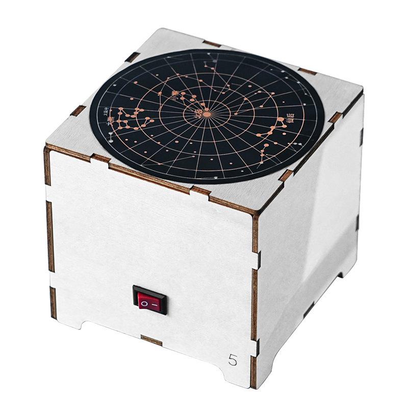 Starry Sky Projector Lamp: DIY Children's Science Kit for Learning Constellations