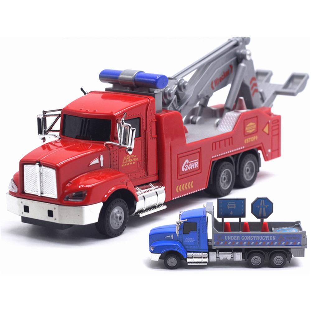 1/43 Diecast Legierung Metall 21CM Abschleppen Kran Straßenbau Fahrzeug Modell Spielzeug