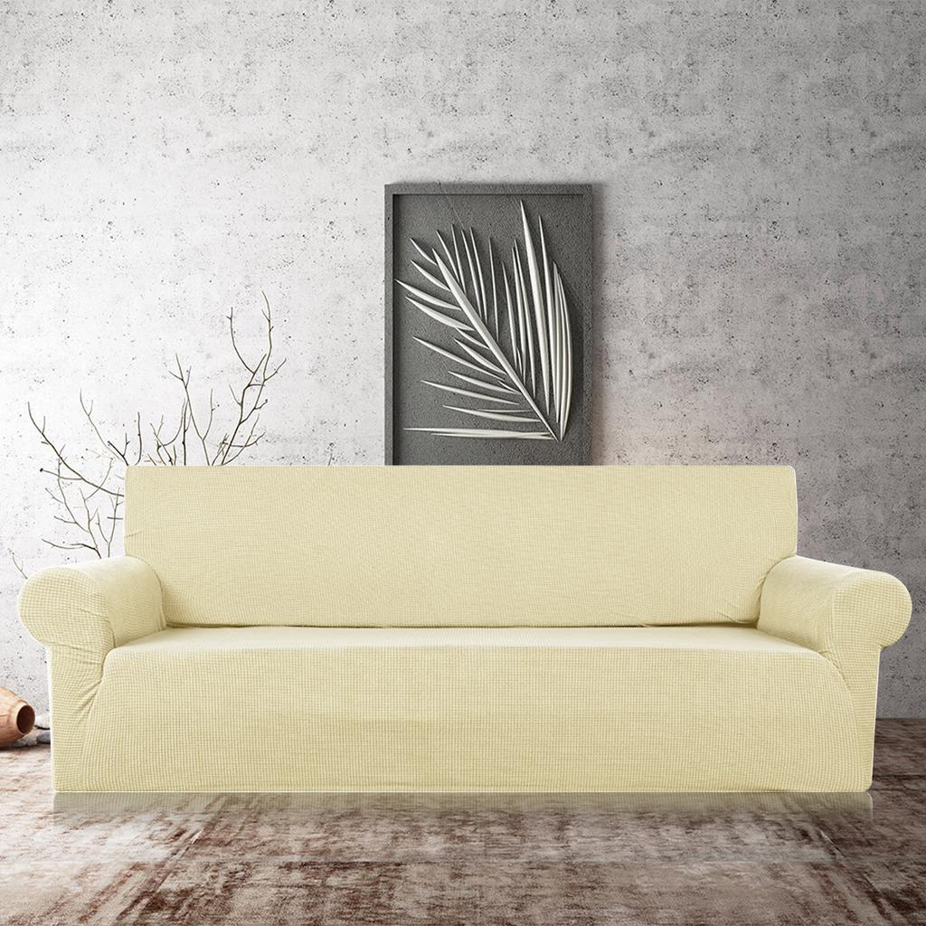 Jacquard Spandex Sofa Cover 1/2/3/4 Seater Stretch Couch Cover for Living Room Sofa Slipcover Furniture Protector for kids pets