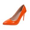 Large size stiletto casual single shoes for women, new patent leather fashion high heels for women in spring and autumn