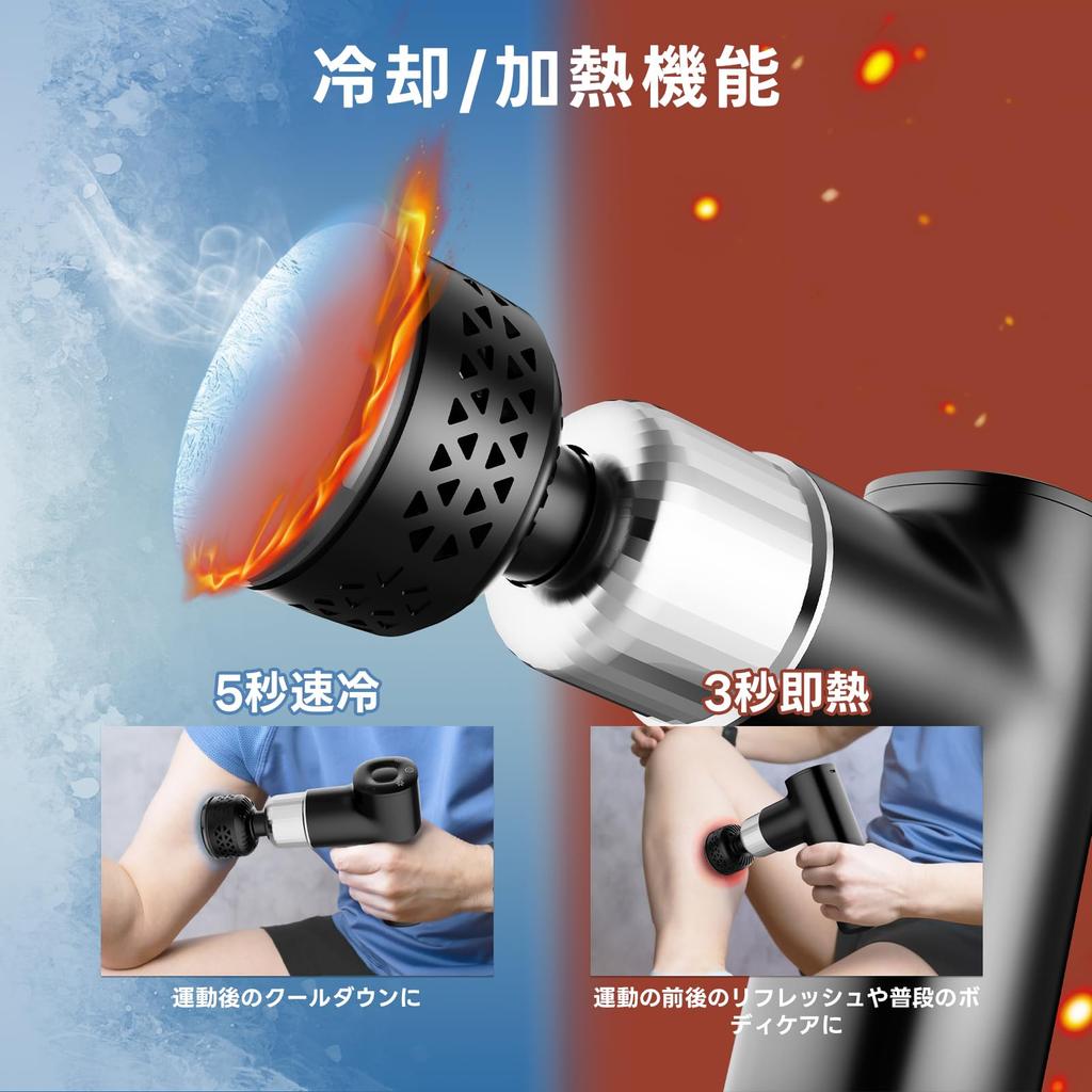 Fascia Release Gun with 8 Levels of Powerful AI Automatic Muscle Electric Fascia Release Handy Muscle Full Body Refreshment Easy To 4 Heads Birthday