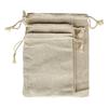 10Pcs Natural Linen Burlap Bags Jute Gift Bag Drawstring Gift Bags Ornament Pouch Cosmetic Washing Storage Candy Party Bag