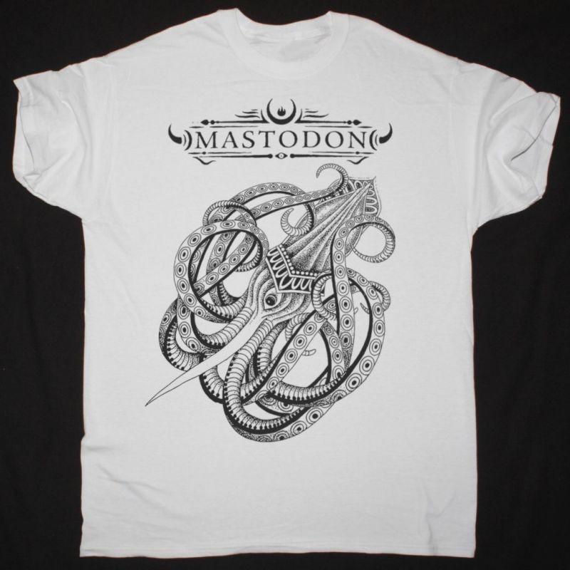 MASTODON KRAKEN NEW WHITE T-SHIRT M