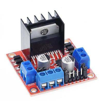 L298N Dual H Bridge Motor Driver Board DC Stepper Motor Drive Controller Module for Arduino Smart Car Robot DIY Project