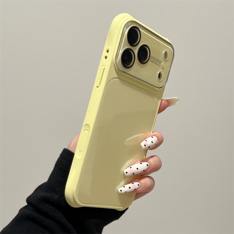 

Transformable iPhone 17 Pro Max Case: Large Window, Drop-Proof Corners, Fits iPhone 15/16. iPhone 16 жёлтый