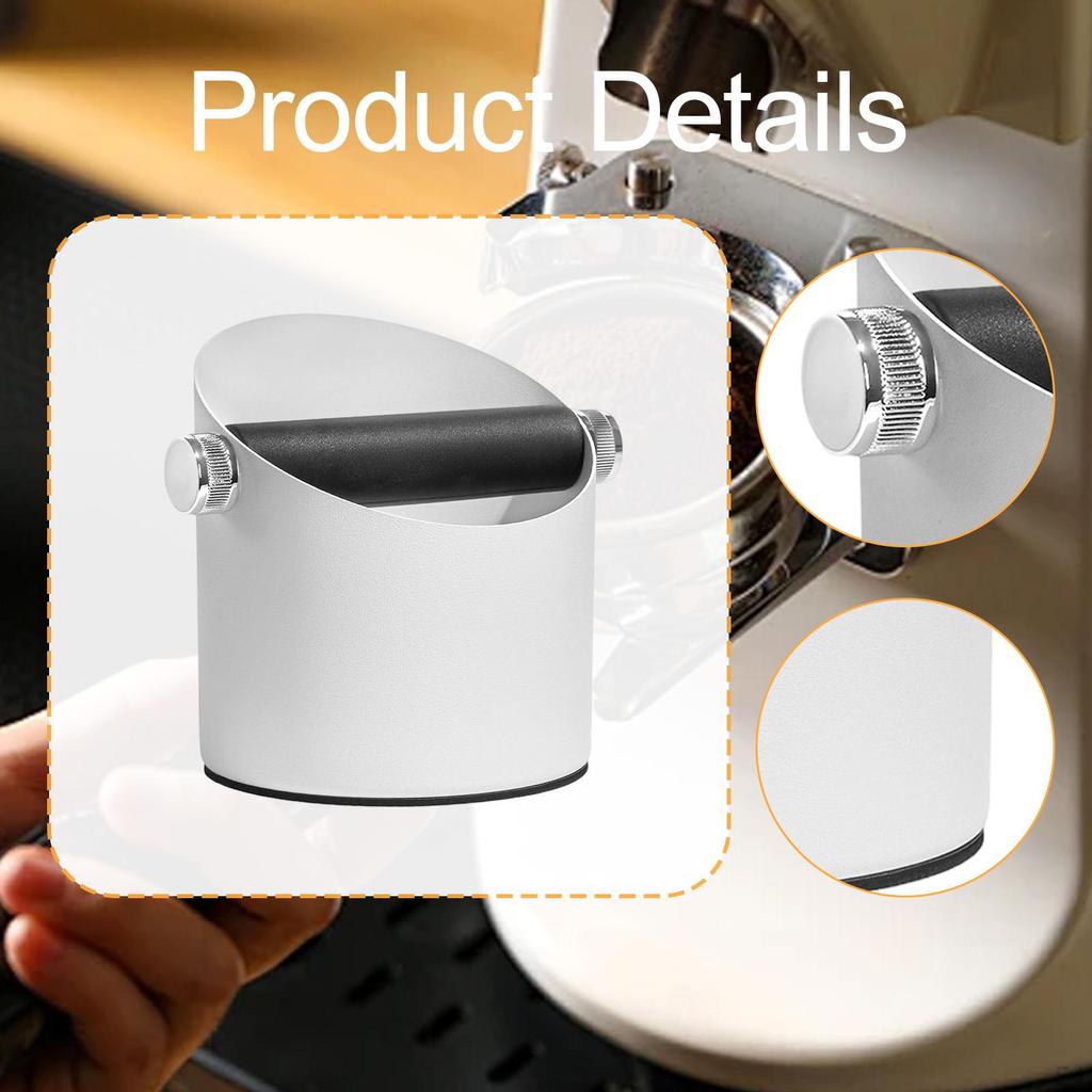 Container, Espresso Accessory, Detachable And Non-slip Spill Grounds Container for