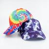 Dye Print Tie Baseball Cap Hip Hop Color Block Graffiti Visor Hat Sun Protection