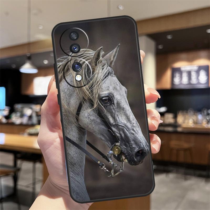 Animal Steed Horse Case For Honor Magic 8 6 7 Pro Honor 400 200 70 90 Lite X8b X8c X9a X9b X9c X9d Win RT Cover