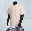 Summer Pure Cotton Round Neck Short Sleeved T-shirts Solid Color Men's T-shirts