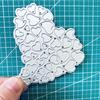 Liebesherzen Metall Stanzschablonen Schablone für DIY Scrapbooking Fotoalbum Prägepapier Karten Basteln Stanzteile