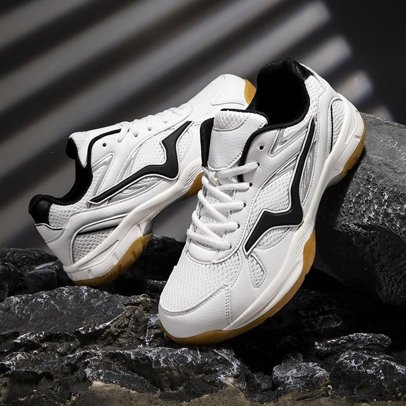 Lightweight Breathable Badminton Shoes Men Women - Non-Slip Training Sneakers With Rubber Sole Mesh Upper