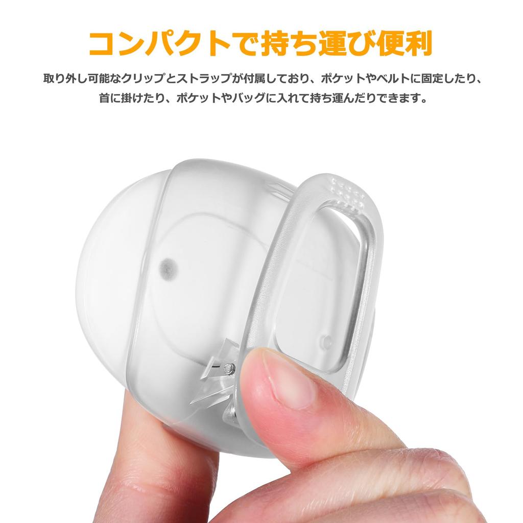 Iplusmile Schrittzähler mit großem Bildschirm, gut lesbare Anzeige, Armband und Clip, kompakt und leicht, einfach zu bedienen, Nackengurt, 3D-Sensor, digitaler Schrittzähler