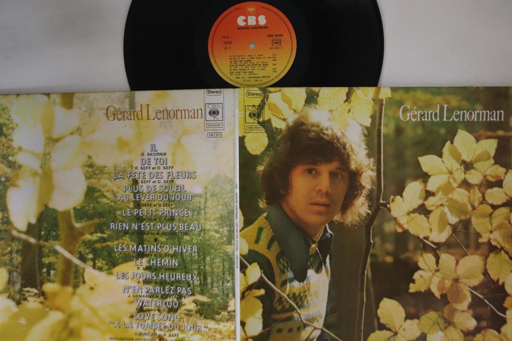 LP Record GERARD LENORMAN - Les Matins D'hiver CBS65349 CBS France Pop Used