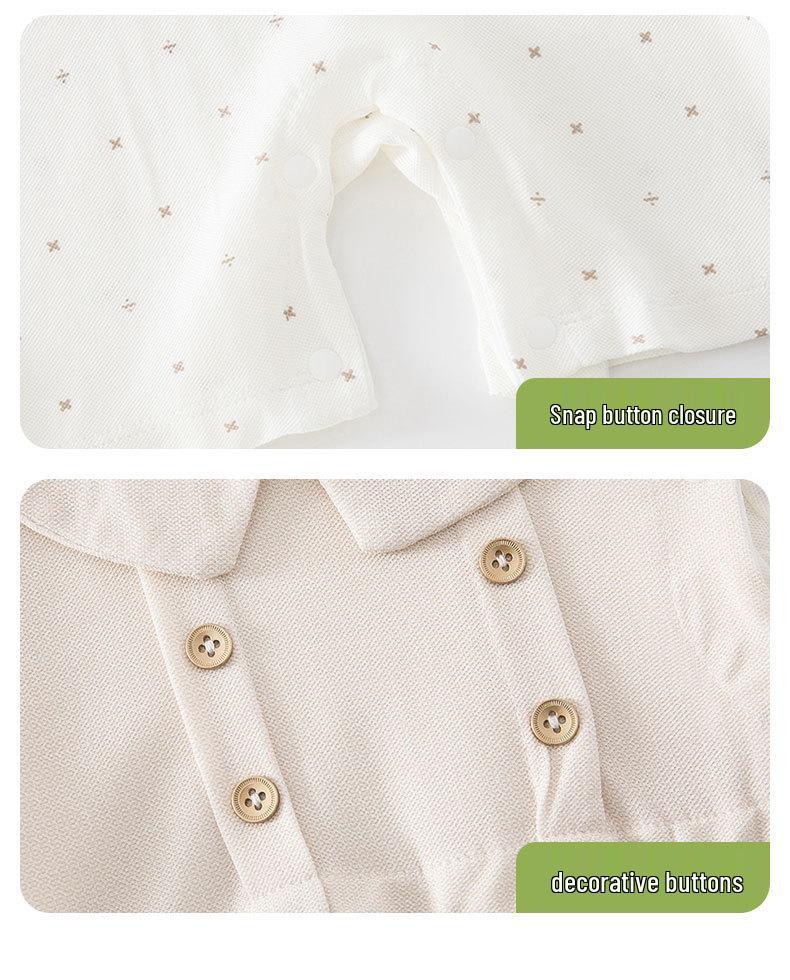 Ningxia Pure Cotton Unisex Short Sleeve Summer Baby Bodysuit