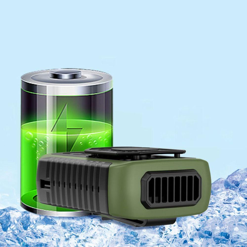 Adjustable Speed Neck Hanging Fan Handheld Portable Waist Fan  Outdoor Work