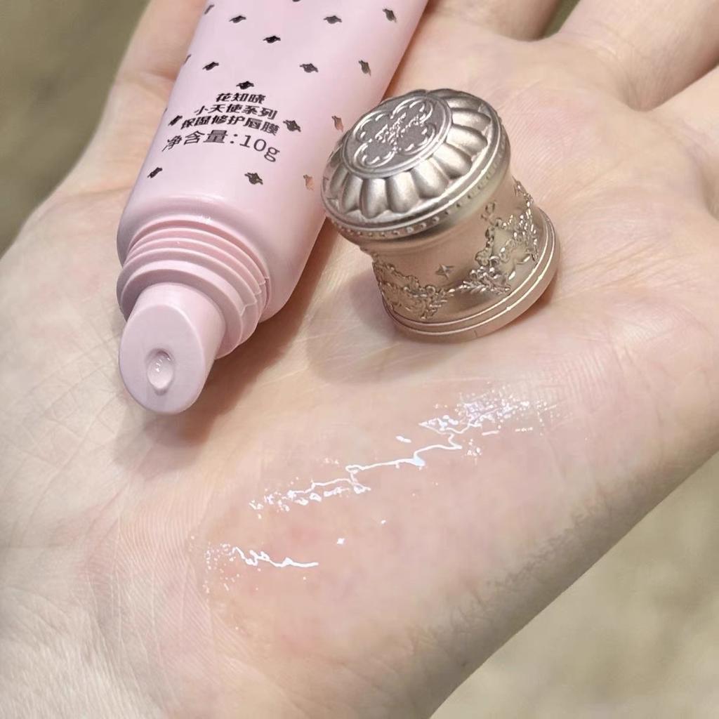 Flower Knows Little Angel Vegan Repair Lip Mask Hyaluronic Acid 24H Hydration Tinted Lip Care Lightweight Glossy Finish