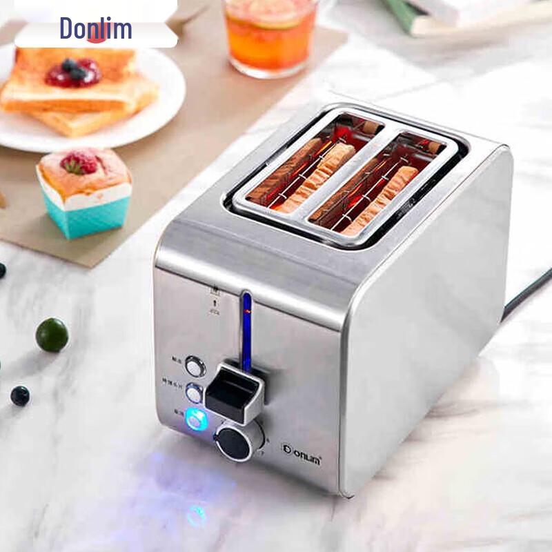 Donlim DL-8117 Stainless Steel Toaster CN plug (adapter included)