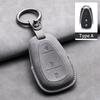 Leather Car Key Case Cover Protective Shell For Chevrolet Chevy Malibu Camaro Cruze Traverse Spark Equinox Sonic Volt Keychain