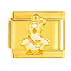 Gold Cartoon Character Titanium Steel Elastic Bracelet