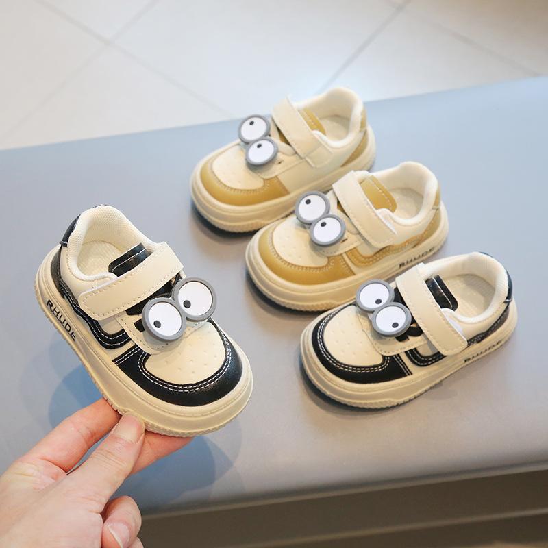 New Autumn Cartoon Baby Girl Shoe Cute Simple Versatile Kids Canvas Shoe Walker Thick Soled Fashion Boy Shoes Trendy Baby Shoes