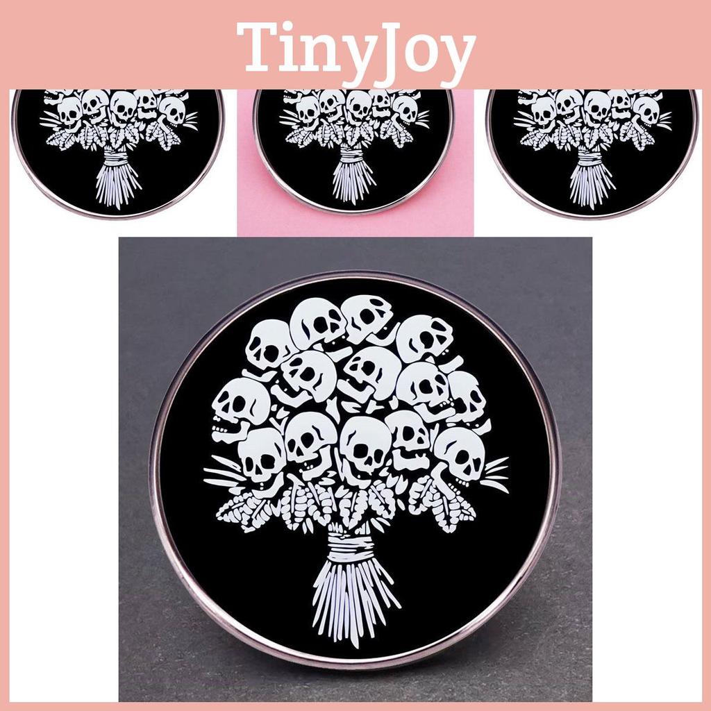 Eye-catching Skull Brooch Featuring Elegant Design Made Of Metal Alloy Great For Fashion Enthusiasts