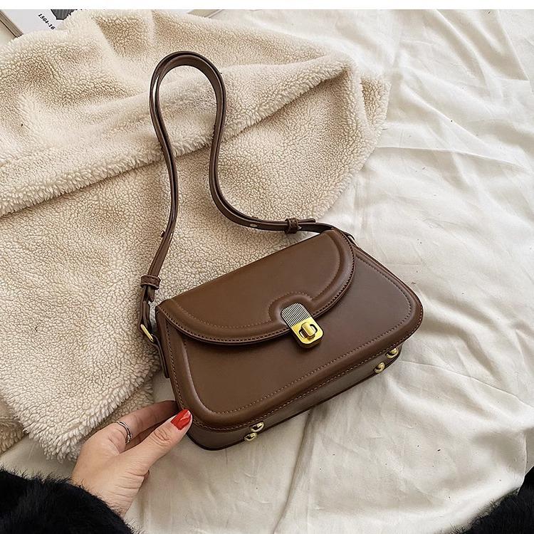 

Luxury Women s Shoulder Bag Brand Designer Fashionable Travel Phone Handbag Trendy Flip Diagonal Cross Bag Retro PU Leather (30cm Max Length 50cm)
