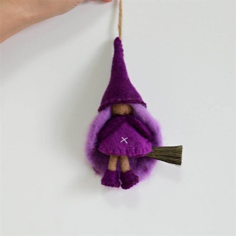 Handmade Wool Felt Animal Keychain Ornament