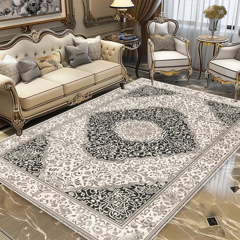 Persian Luxury Carpet Living Room High-grade Bedroom Decoration Beautiful Large Area Rug Lounge Non-slip Soft Bedside Floor Mats