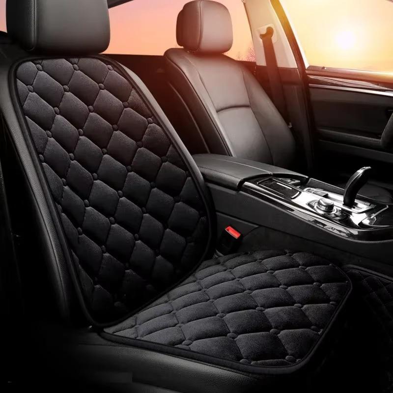 Flax Linen Car Seat Cover Front Rear Non-Slide Winter Auto Protector Cushion Mat Pad Compatible with Seat Ibiza X1 X45