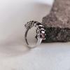 Серебряное кольцо с натуральным гранатом 3.283ct, вес изделия 3,26 гр (2203667)