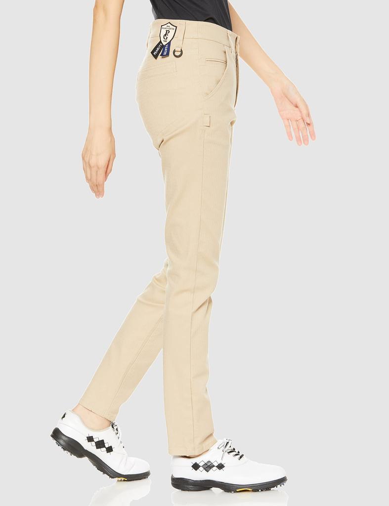 Long Pants Dobby Deformed Diamond Pattern Stretch Product Wash 0 [Pearly Gates] Women's C/Pu / 055-2231002 040_Beige [S]