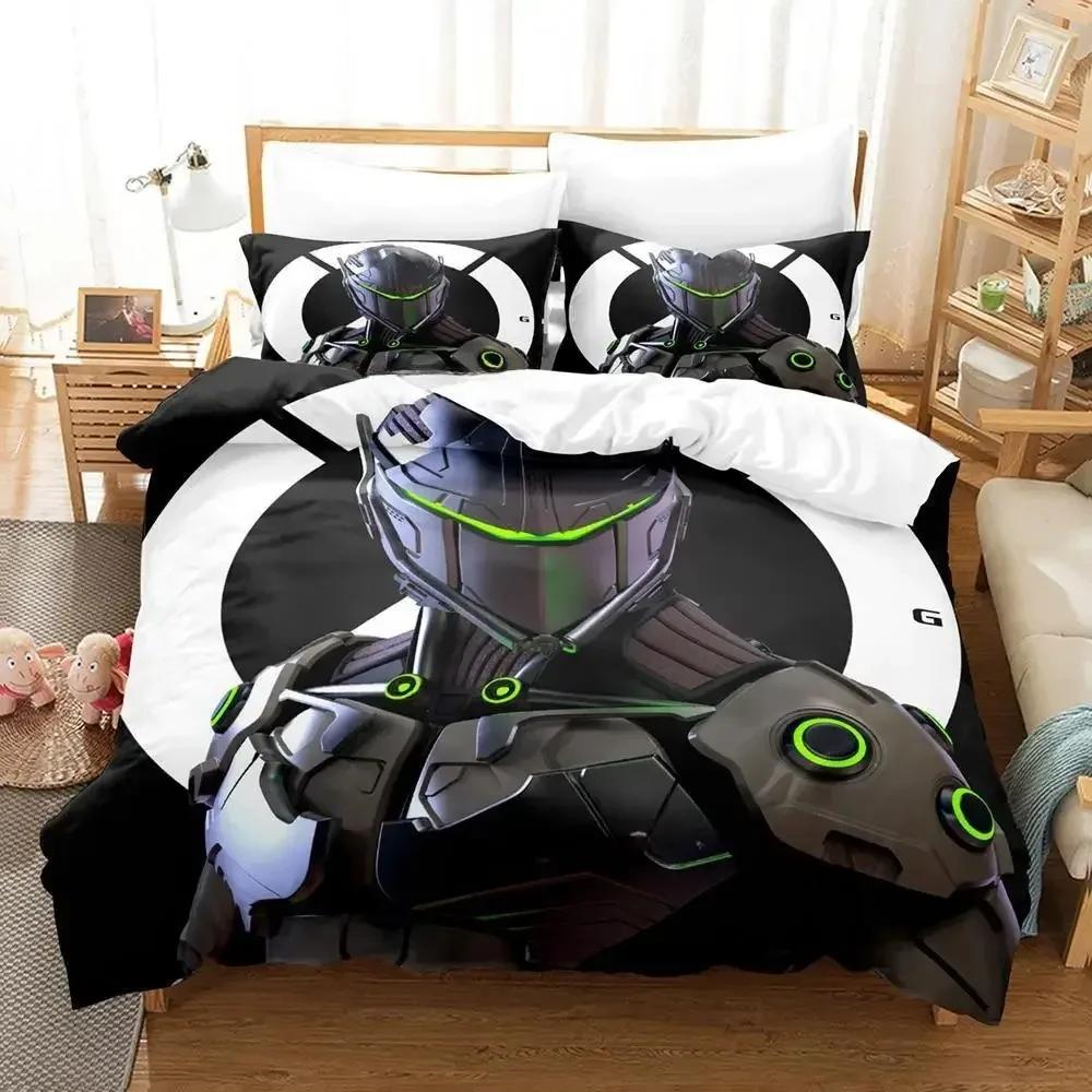 Game Cool Dragon Blade Genji by Bedding Set Single Twin Full Queen King Size Bed Set Adult Kid Bedroom Duvet Cover Sets Anime
