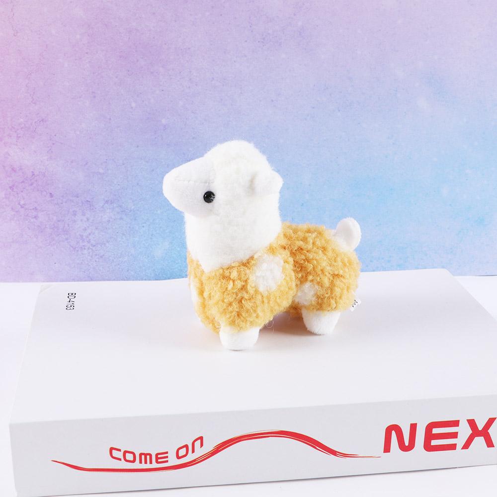 Figure Doll Ornaments Alpaca Plush Keychains Key Chain Doll Plush Animals Keyrings Stuffed Toy