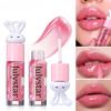 Cute Bunny Lip Gloss High Shine Water Mirror Lip Glaze Hydrating Long Lasting Glossy Lip Tint Moisturizing Liquid Lipstick Makeup