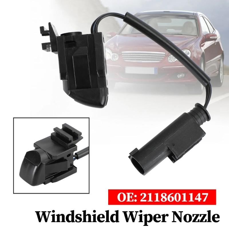 Windshield Wiper Nozzle Replacement Window Cleaner Nozzle A2118601147 2118601147 for W203 W208 W209 W219 CL203 C219