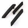 Black Interior Door Pull Grab Handle+Trim Cover Kit For -Passat B5.5 1998-2005-A87Q