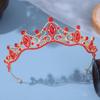 Baroque Crystal Tiaras And Crowns For Women Bride Rhinestone Prom Diadem Bridal Wedding Hair Accessories Jewelry Crown Tiara